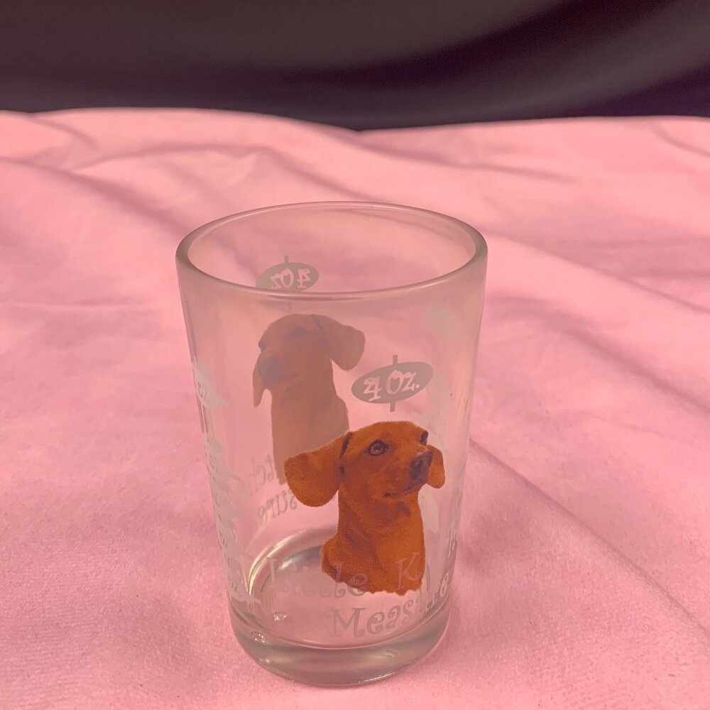 Doggy Daschund Shot Glass.